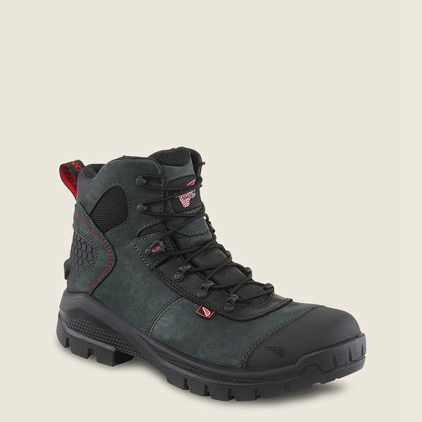 Red Wing Safety Bot Erkek - Crv™ - 6-Inch Toe - Lacivert/Siyah - 97AKQGUBZ